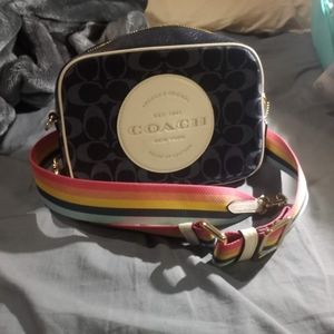 Rainbow Coach Purse - Authentic